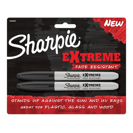 Sharpie Black Permanent Marker, 2 PK 1919845